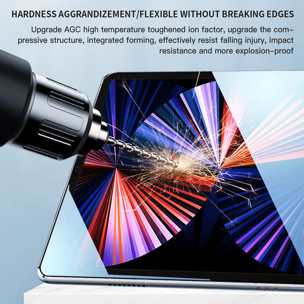 Wholesale 9H Hardness Ipad Glass Screen Protector 11 Inches Anti-fingerprint Touch Screen Film for Ipad Pro PC / Notebook AXX