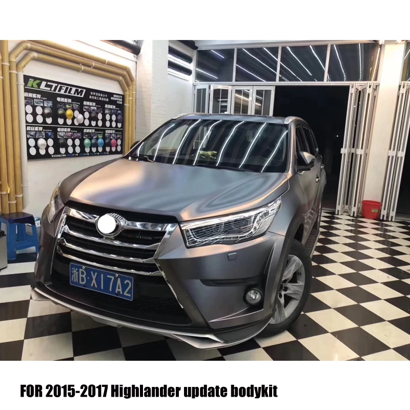 
Hot Sales Front & Rear Car Bumper Body Kit for 2015-2017 Highlander LX design 