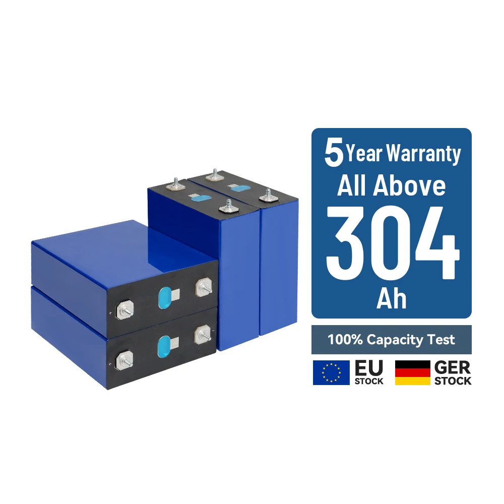 Exliporc Free Shipping GRE Stock 3.2V lifepo4 lithium ion battery 304Ah 300Ah Lifepo4 Cell Portable Solar-Powered Charging Kiosk