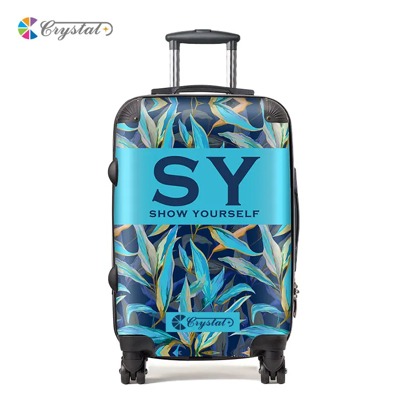 Children luggage for sale ABS PC luggage hard shell printed suitcase travel luggage travel suitcase