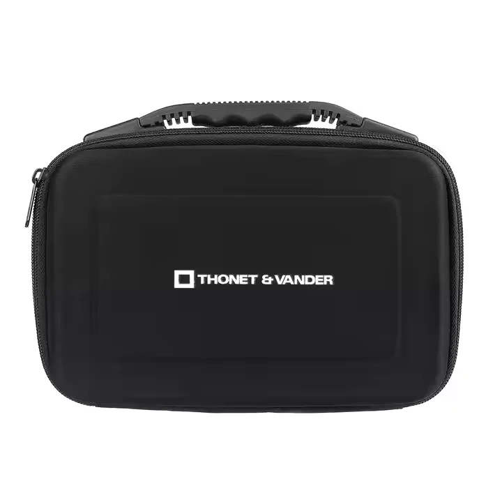 Travel-friendly Waterproof Eva Coffee Maker Set Carrying Case Hard Storage Case Handle Convenient Coffee Machine Transportation