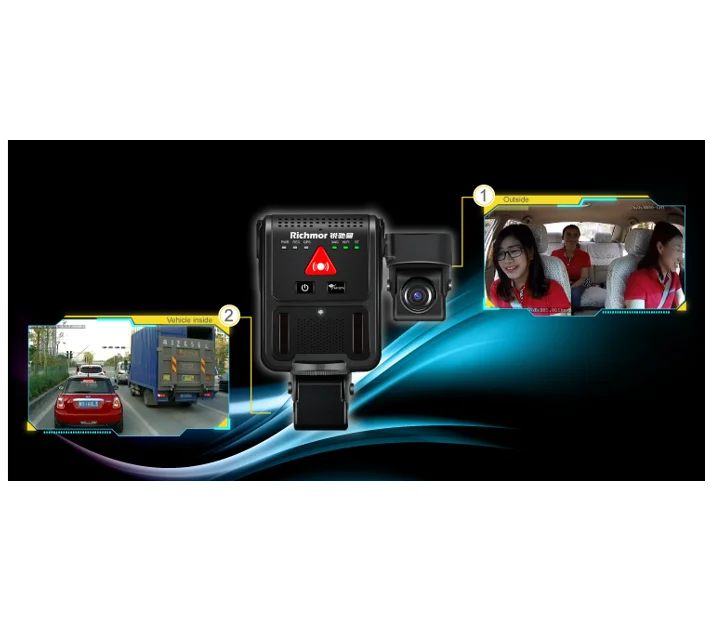  Richmor MDVR 4 канала 4G GPS WIFI навигация 1080p Автомобильный видеорегистратор автомобильный монитор для такси грузовика