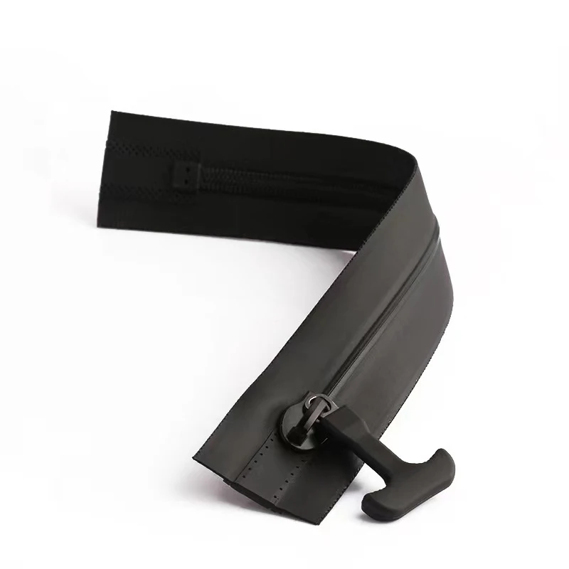 Custom high quality zipper waterproof PU waterproof zipper seal waterproof Nylon zipper