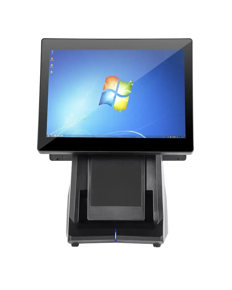 High Resolution Dual Screen Touch Supermarket Retail With Software Machine Cash Register Pos System