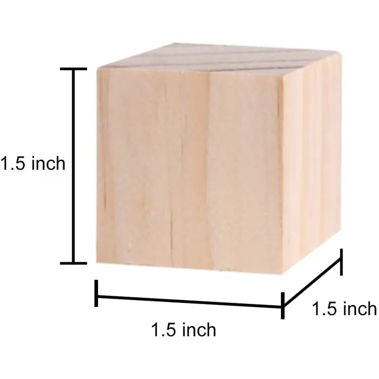 unfinished wooden educational block toys wood building blocks custom