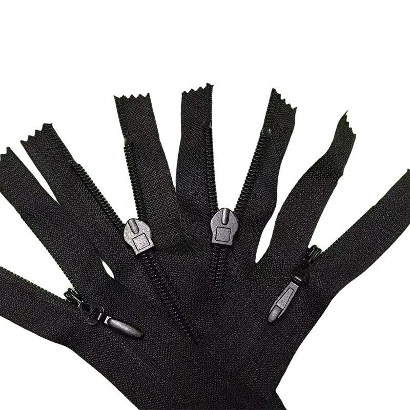 Quality Zips #5 invisible closed end Custom Zipper 60cm Multiple lengths Wedding dress throw pillow skirt zipper