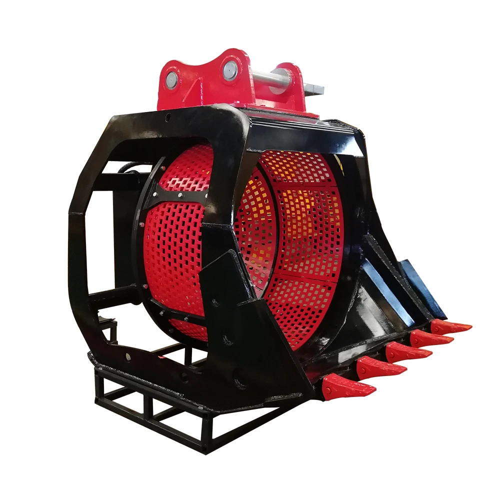 MONDE Construction Machinery Parts Rotary Screening Bucket Sifting Bucket for CAT305 CAT307 CAT306 DX60 DX70 DX75
