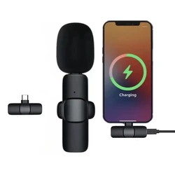 Lavalier microphone K8 K9 K35 wireless mobile live broadcast rechargeable mobile phone microphone