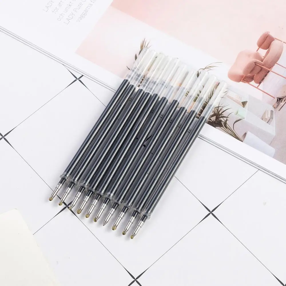 JH Brand Hot Sale Good Writing Bulk Plastic Gel Ink Pen Refill