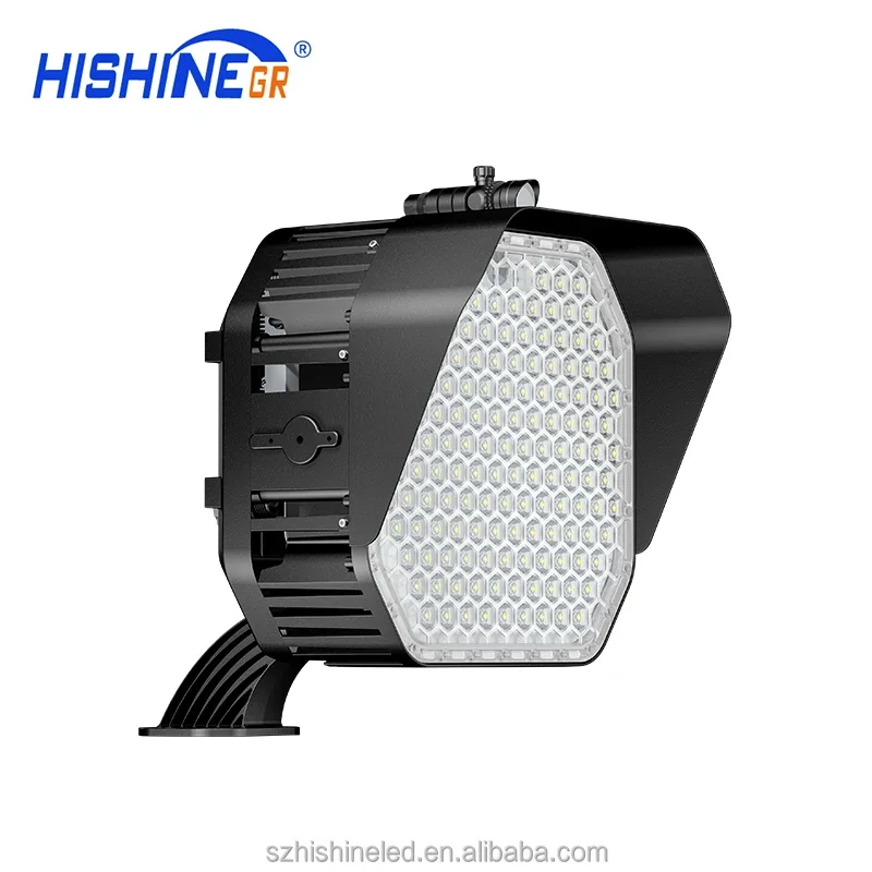 Hishine новый дизайн светодиодные спортивные светильники SMD7070 светодиодный чип IP66 осветительные столбы для крикета 1000 Вт светодиодное освещение стадиона