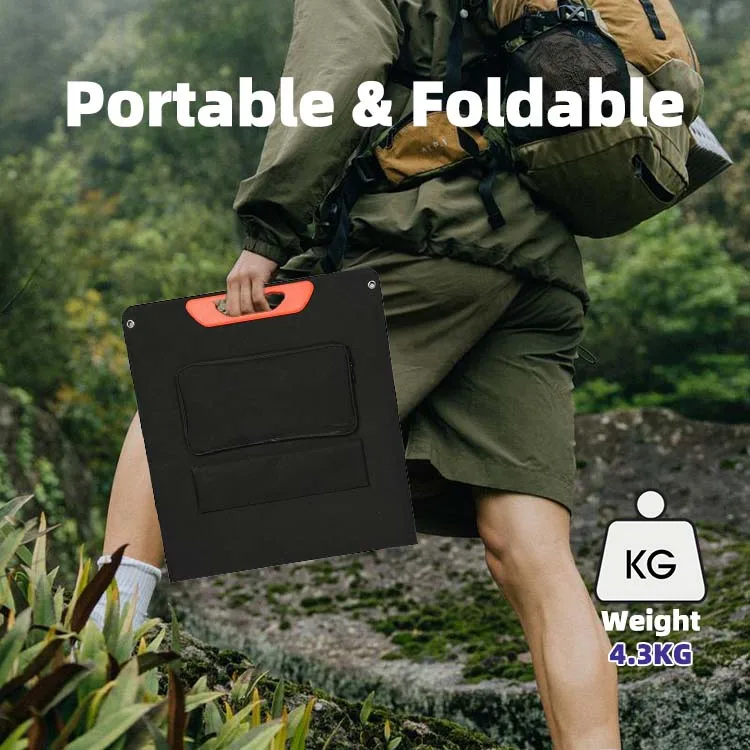 Jcns Oem Portable 120W Solar Battery Charger Foldable Solar Bag Folding Solar Panel With Reasonable Price