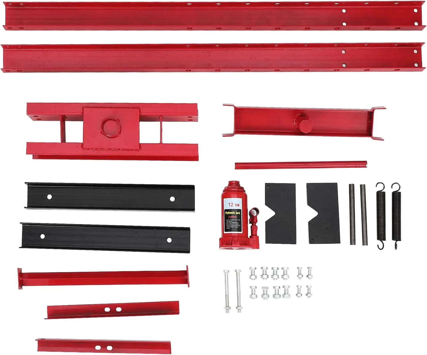 ET Factory  6 Ton Hydraulic Shop Press  H-Frame Garage Floor Hydraulic Benchtop Press with Adjustable Working Table Height