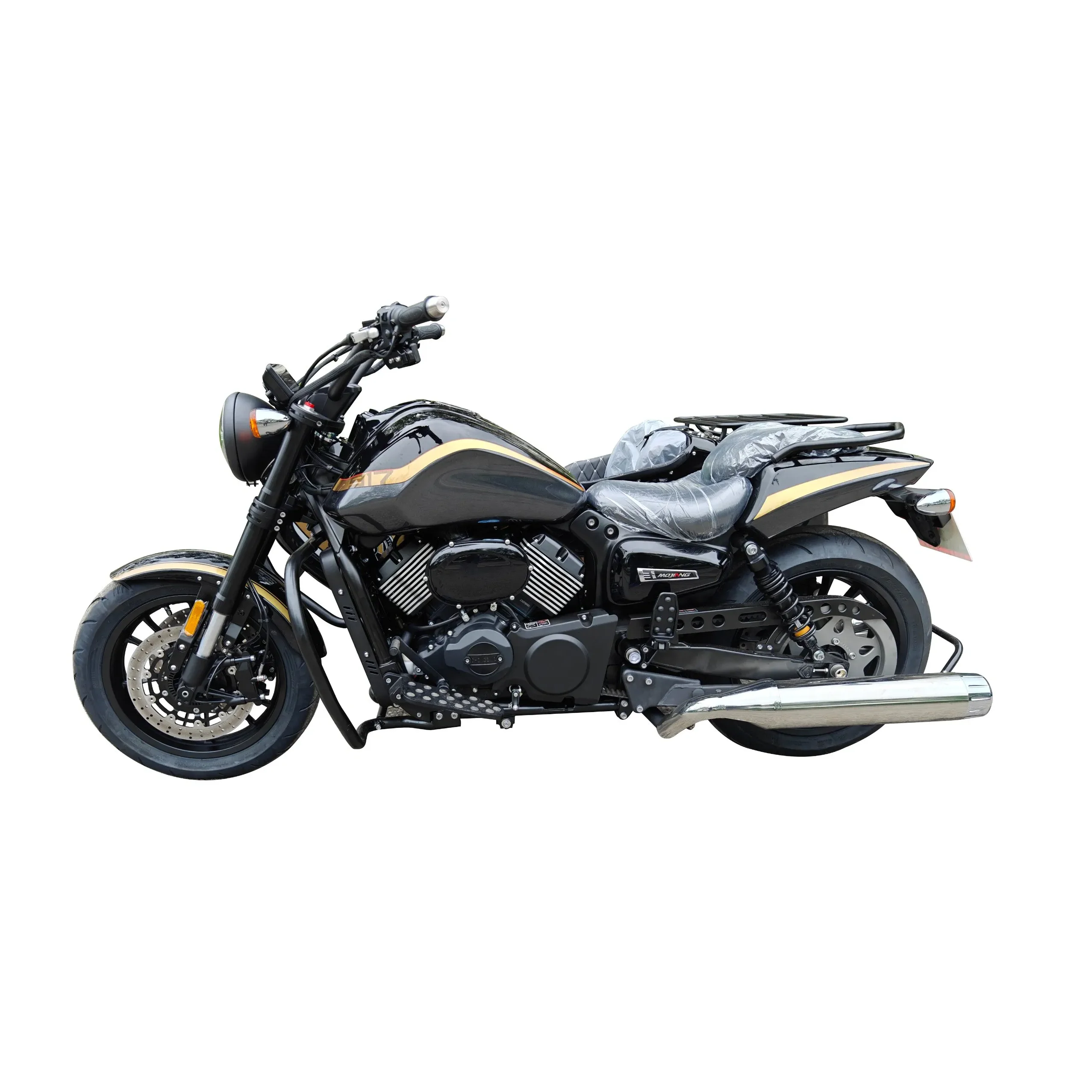 2025 Super Cool V-type Twin-cylinder Liquid-cooled Eight-valve Asynchronous Engine 800CC Motorcycle Sidecar for Travel