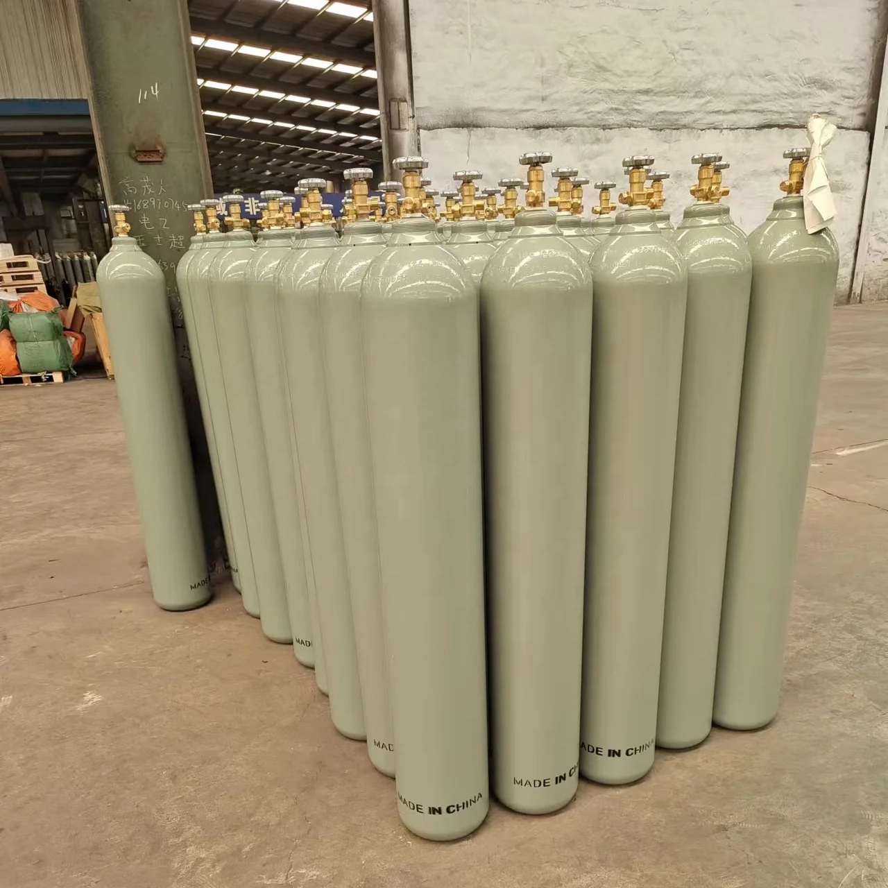 Factory Wholesale Gas Bottle Composite Empty Gas Tank for Sale Argon/Helium/N2/ O2/Industrial Gas Cylinders