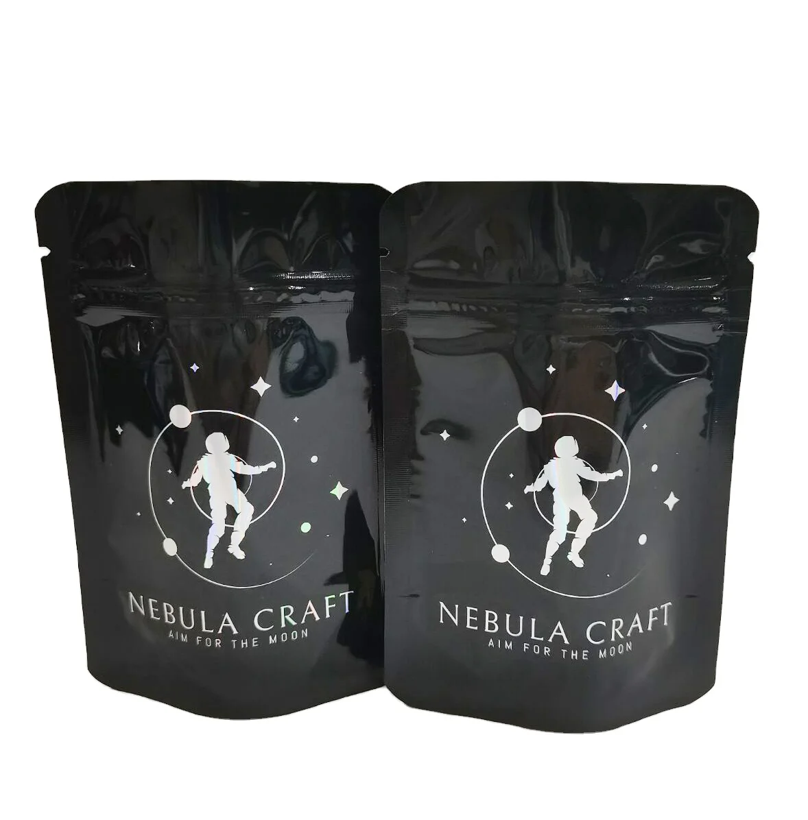 Laminated material stand up food plastic bag with own logo Stand up zipper snack pouch digital printing bag