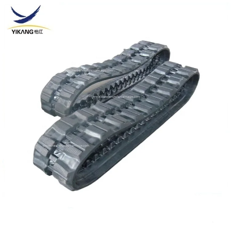 Construction undercarriage spare parts compact rubber track 450x81.5x76 Made in China sell in best