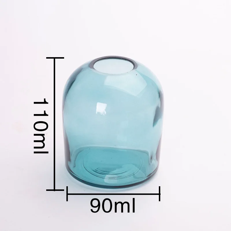 Custom different color 200ml empty diffuser bottle for home decorate round glass diffuser bottle