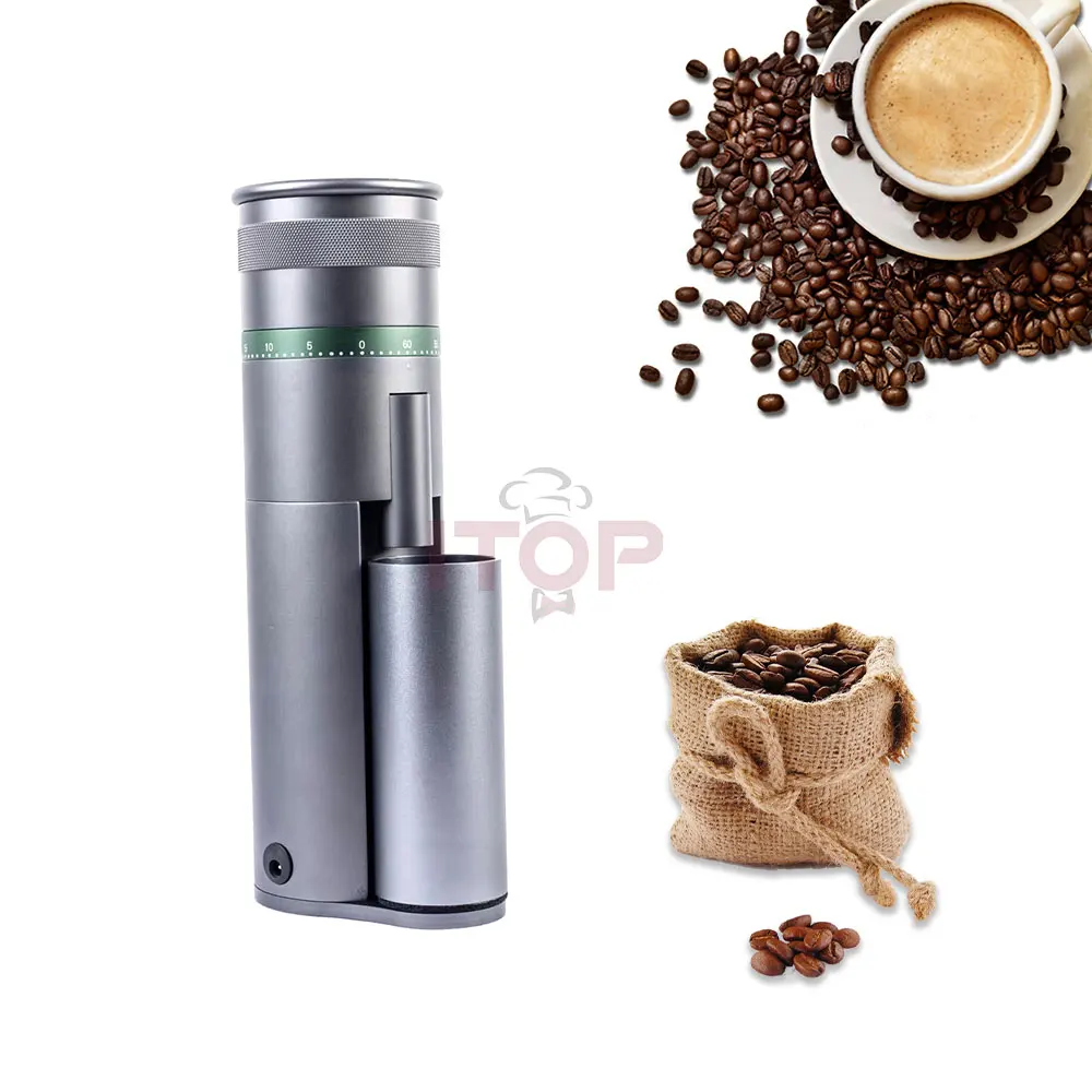 Hot Selling Electric 12W/24V Household Espress Coffee Grinder Machine Silver Black Commercial Electric Coffee Grinder