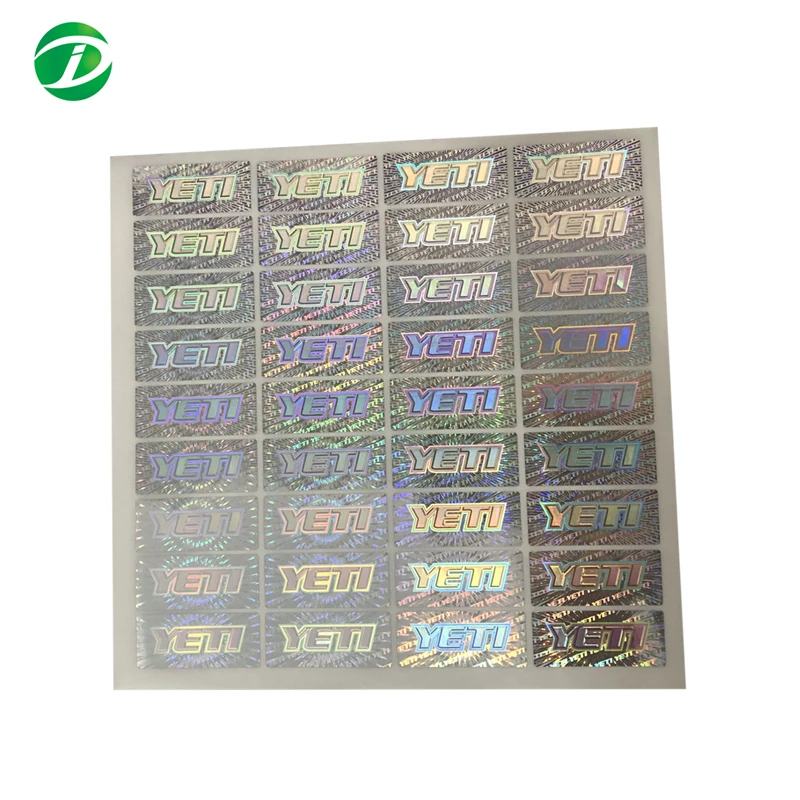 Herbal Medicine Packaging Bottle Hologram Effect Label Sticker