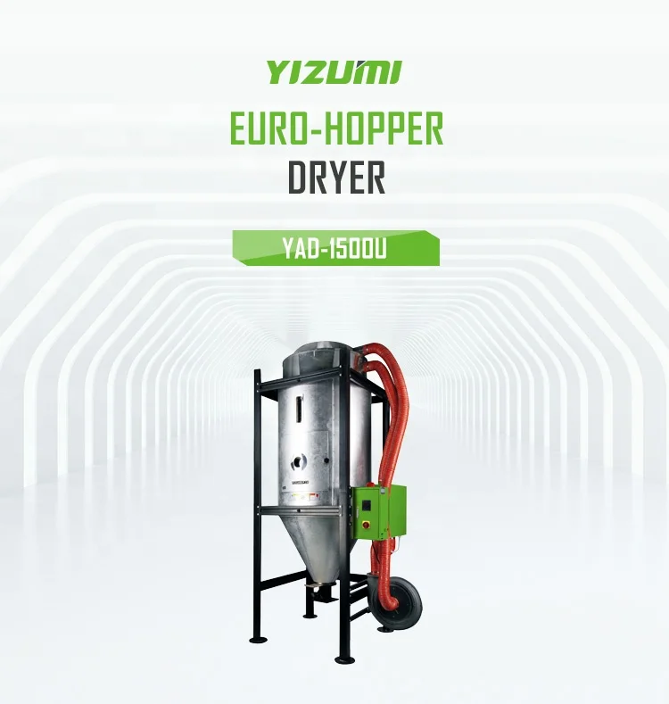 Yizumi YAD-1500U Economical Potent Euro Hopper Dryer For Injection Machine