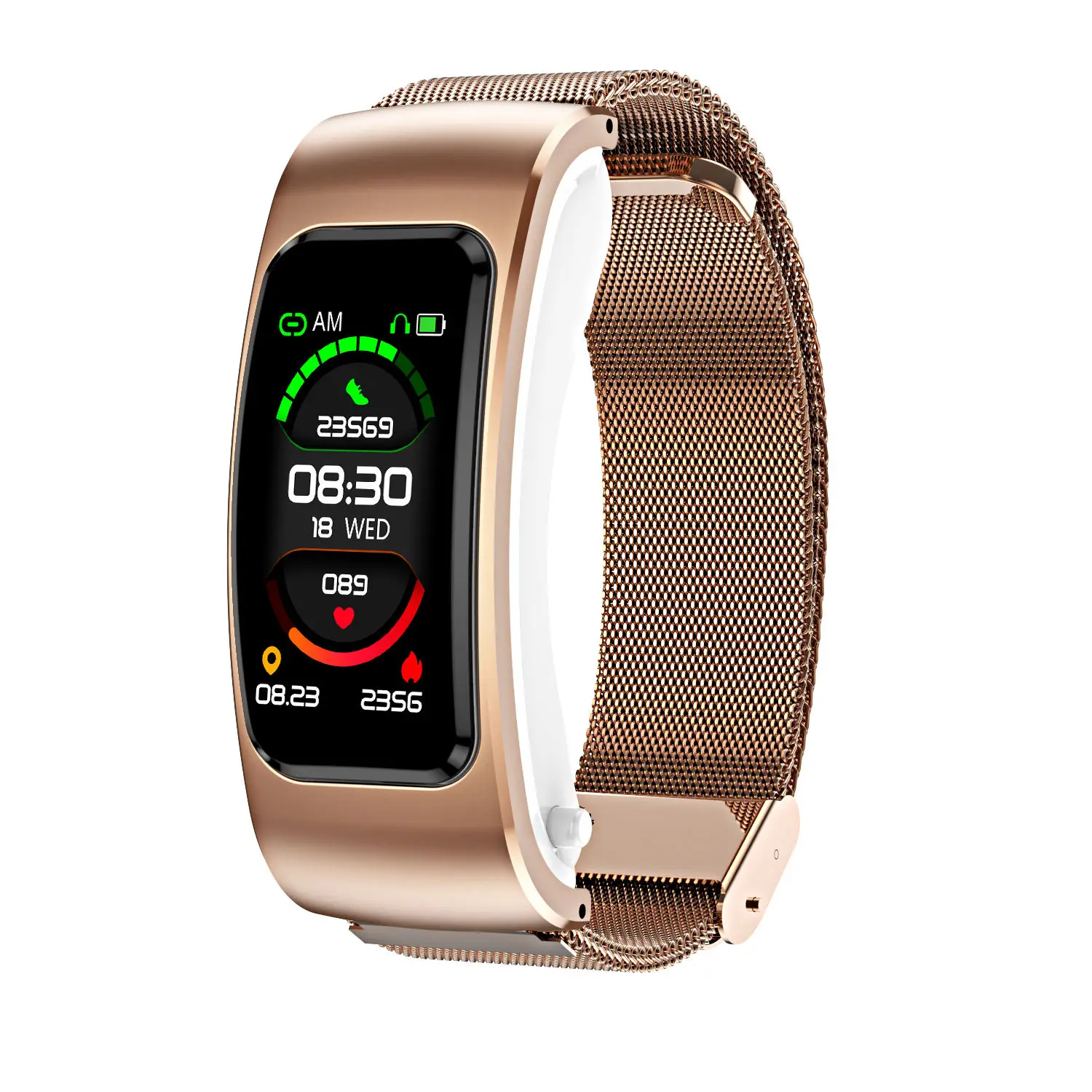 New K60 Bluetooth Wireless 2-in-1 Earphone Smart Watch Health Tracker Fitness Bracelet Smart Wristband Bluetooth Headset