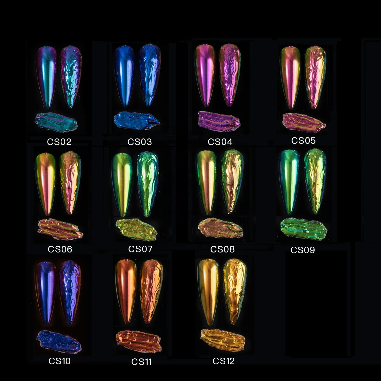 Popular color  Chameleon Eyeshadow Pigment Mica Nail Chrome Powder