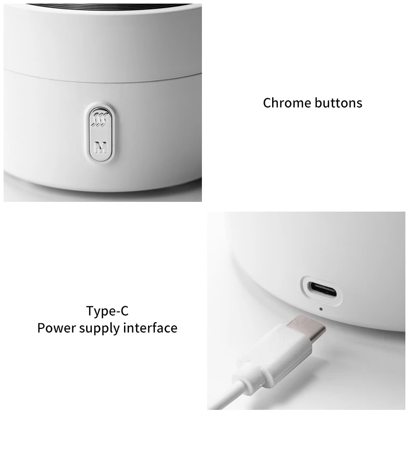 Ultrasonic Diffuser Cool Mist Car Humidifier Changeable Colors LED Light Essential Diffuser