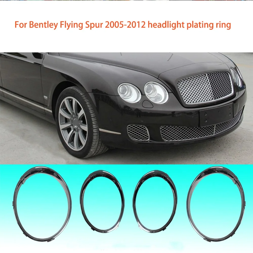 For Bentley Flying Spur 2005-2012 headlight chrome ring 3W5807763 3W5807764 3W5807767 3W5807768