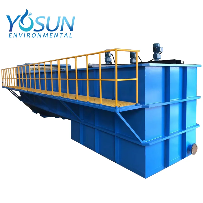 DAF unit Dissolved air flotations with flocculation tank