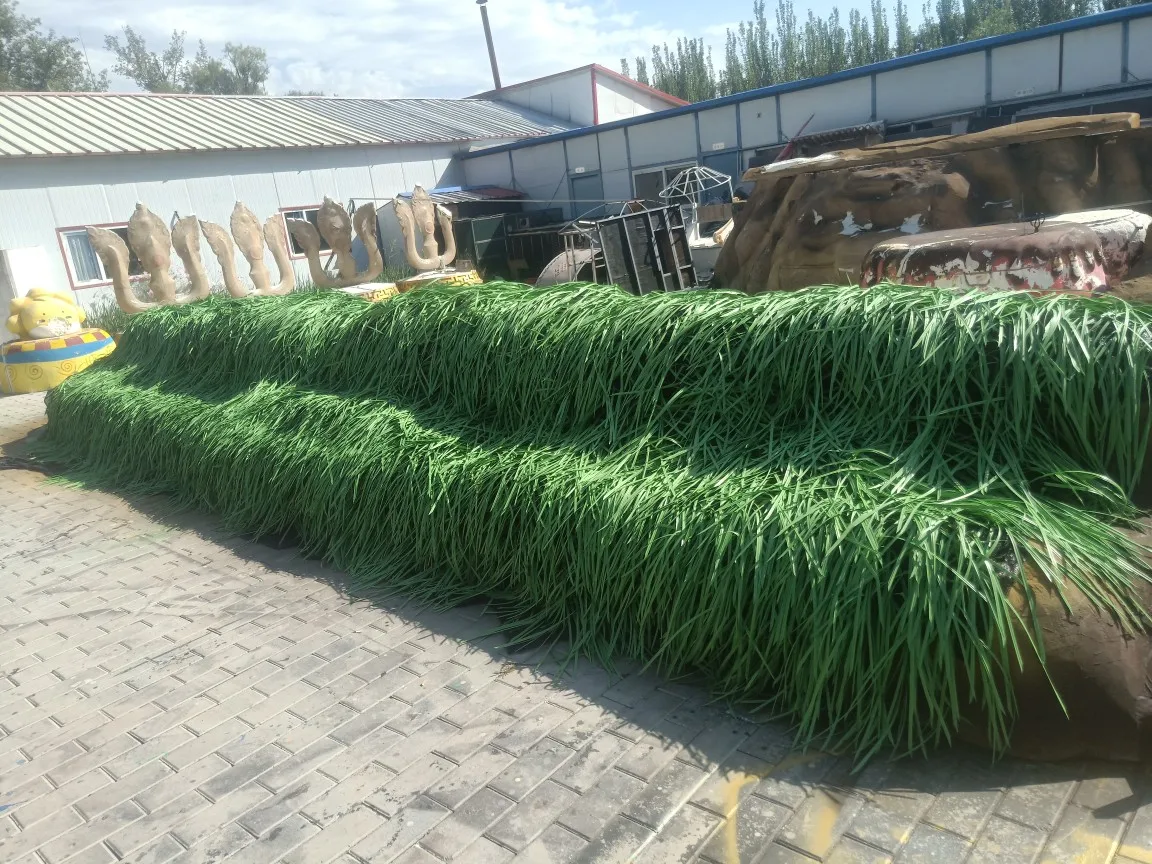 Wholesale Straw Palm Waterproof Hdpe Synthetic Tile Plastic Indonesia Thatched Roof Palm plastic thatch