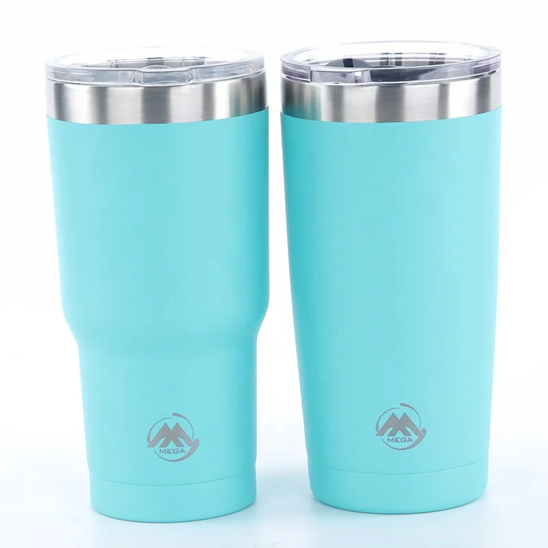 Лидер продаж на Amazon, стакан из нержавеющей стали с двойными стенками 30 унций, с соломинкой и крышкой-слайдером и щеткой для чистки