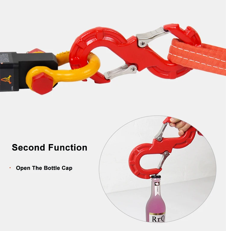 The Best Steel thickening and strengthening towing hook for jeep winch