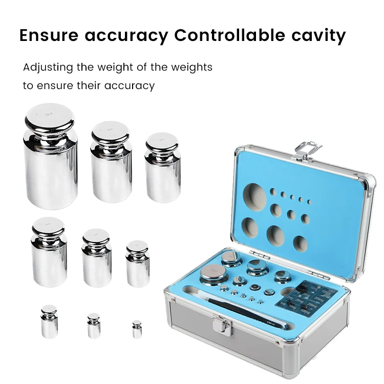 1000g calibration weight stainless steel adjustment balance weight set