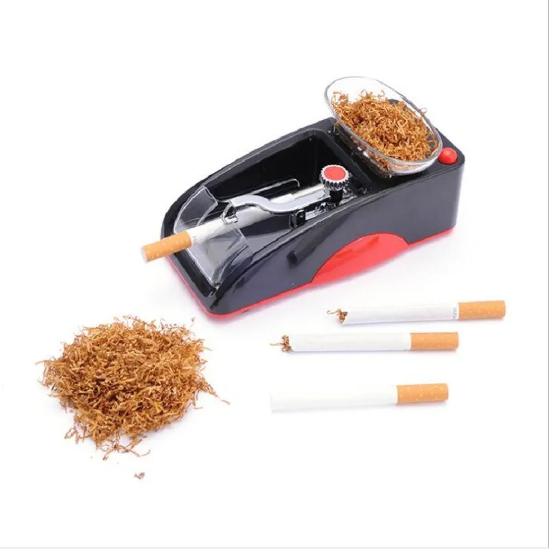 New Electric Cigarette Machine Easy Automatic Laminating Machine Electronic Tobacco Cigarette Injector Roller DIY Cigarette tool