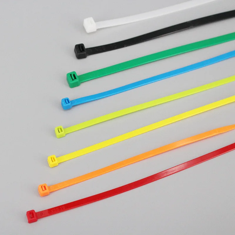 Wholesale Plastic Nylon Wire Cable Zip Ties CE Colorful Organiser Fasten Cableties