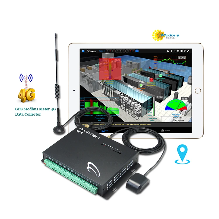 4G Ethernet Modbus GPS регистратор данных gps трекер дистанционный мониторинг Отслеживание парка грузовиков в режиме реального времени