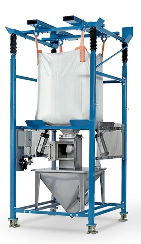 Powder Granule Material Bulk  Ton dust-free big bag discharge station open sacks machine