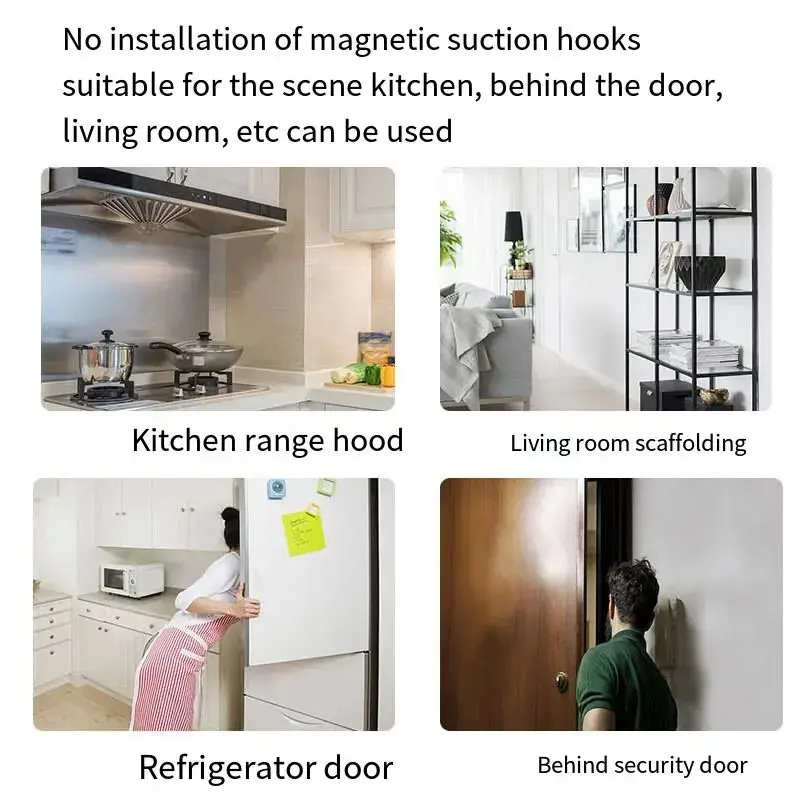 Strong Magnet Hook Convenient Household Perforation-Free Super Suction Detachable Neodymium Magnet Hook