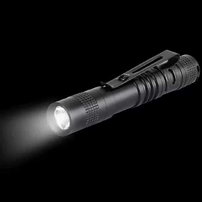 Mini LED Flashlight Waterproof Lantern AAA Battery 1 Switch Mode Outdoor Camping Flashlight