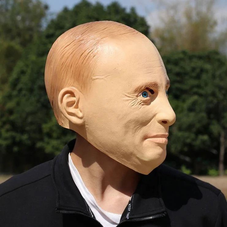ISO 9001 Factory Realistic Old Man Mask Male Face Carnival Party Mask Funny Disguised President Costume Mask