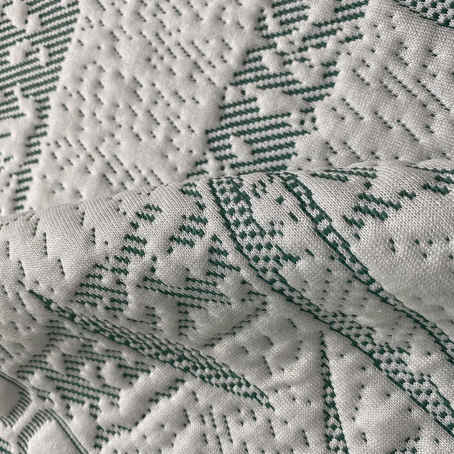 Comfortable Anti-Bacteria Polyester Knitted Jacquard Fabric Mattress Fabric