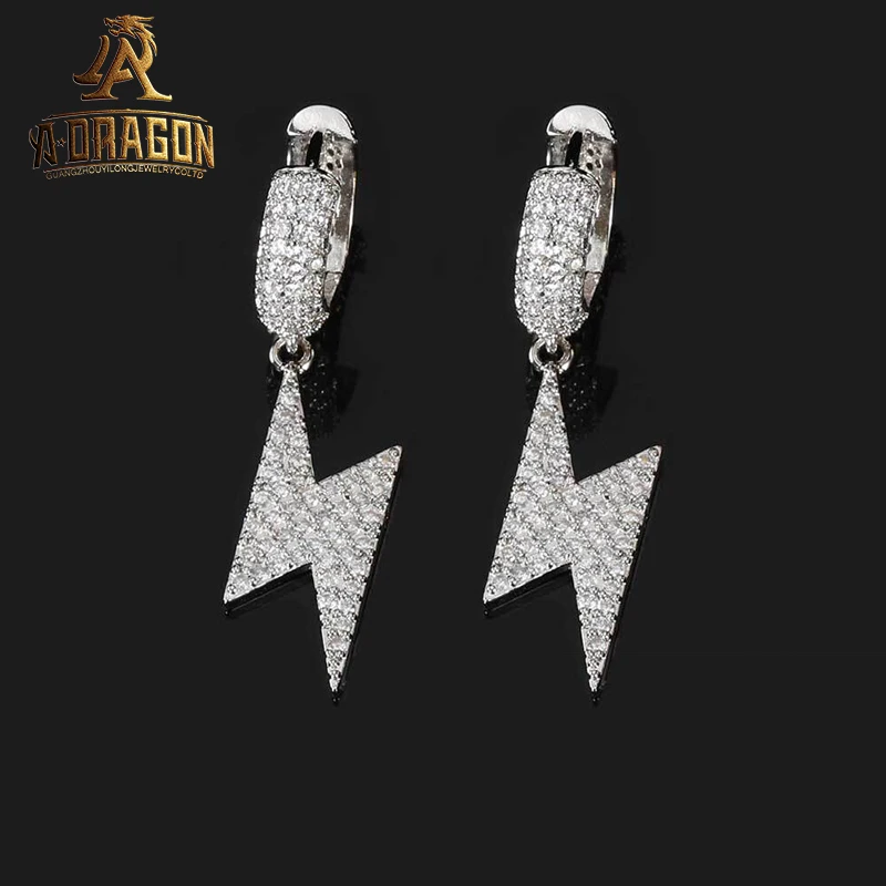 Fast Shipping 1 CT 14K 18K Gold Earring GIA IGI Certified Round Brilliant Cut Lab Grown Diamond Ice Out Fine Jewelry Earring