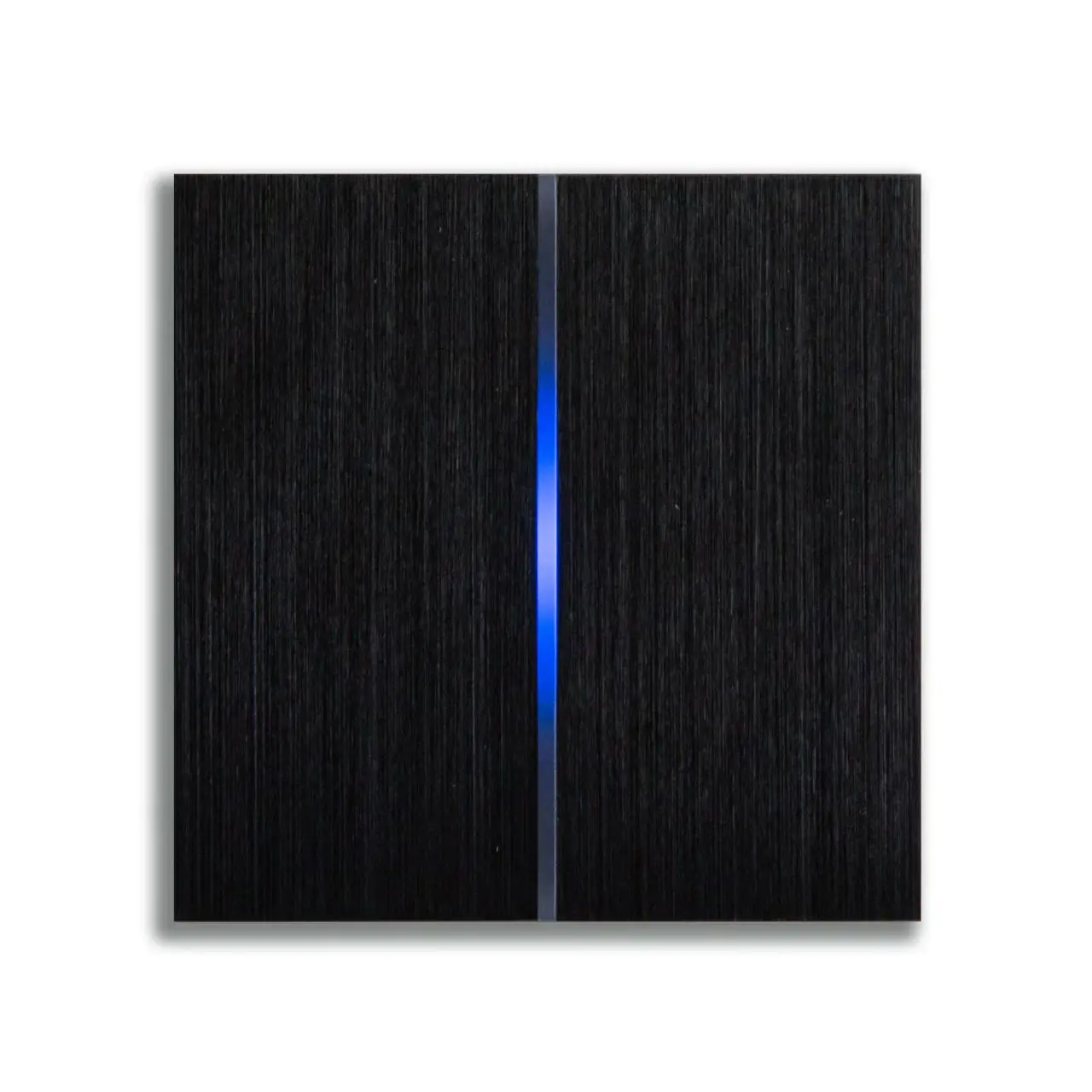 Tempered Crystal Glass Panel 2 Gang 2 Way Modbus Touch smart Sensor wall Switch For Led Light