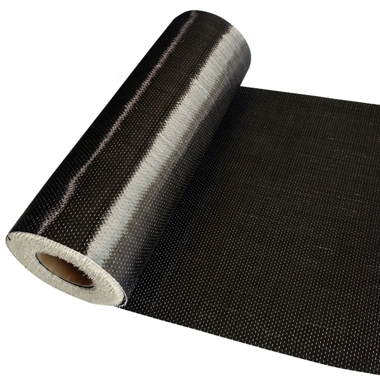 12K 600g/m2 UD Carbon Fiber Fabric For Building Reinforcement