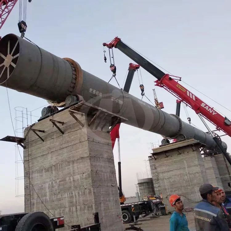 Africa Small Industry Clay Brick Clinker Cement Production Line Rotary Kiln