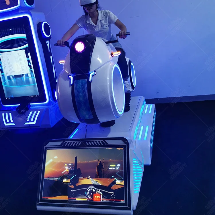 Factory Made Simulator Virtual Reality Arcade Racing Car Game Machine 9D Vr Motorcycle Real Driving Simulator
