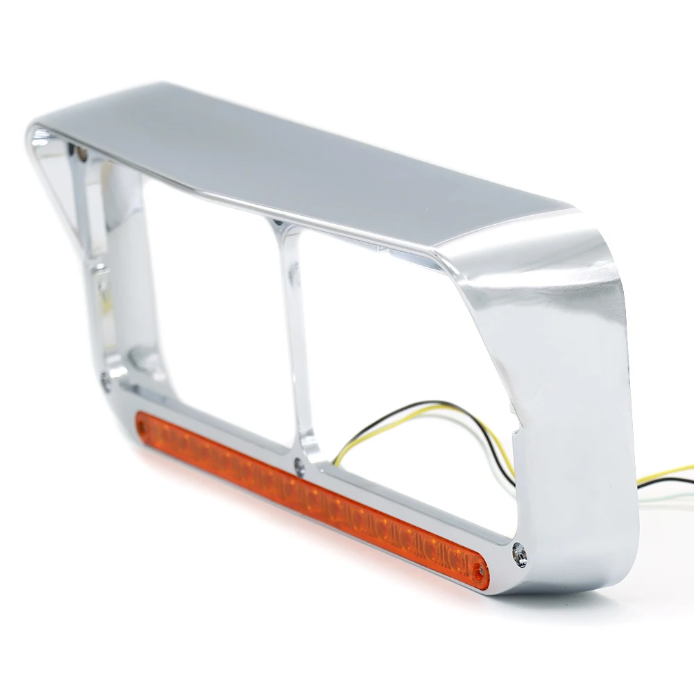 T660 Dual Rectangular Headlight Bezel comercial heavy truck parts from china