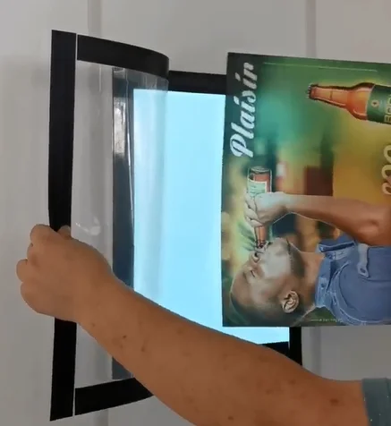 Новый выпущенный лайтбокс «сделай сам» папки для файлов настенный держатель рамка картин постер выставки поддержка яркости и