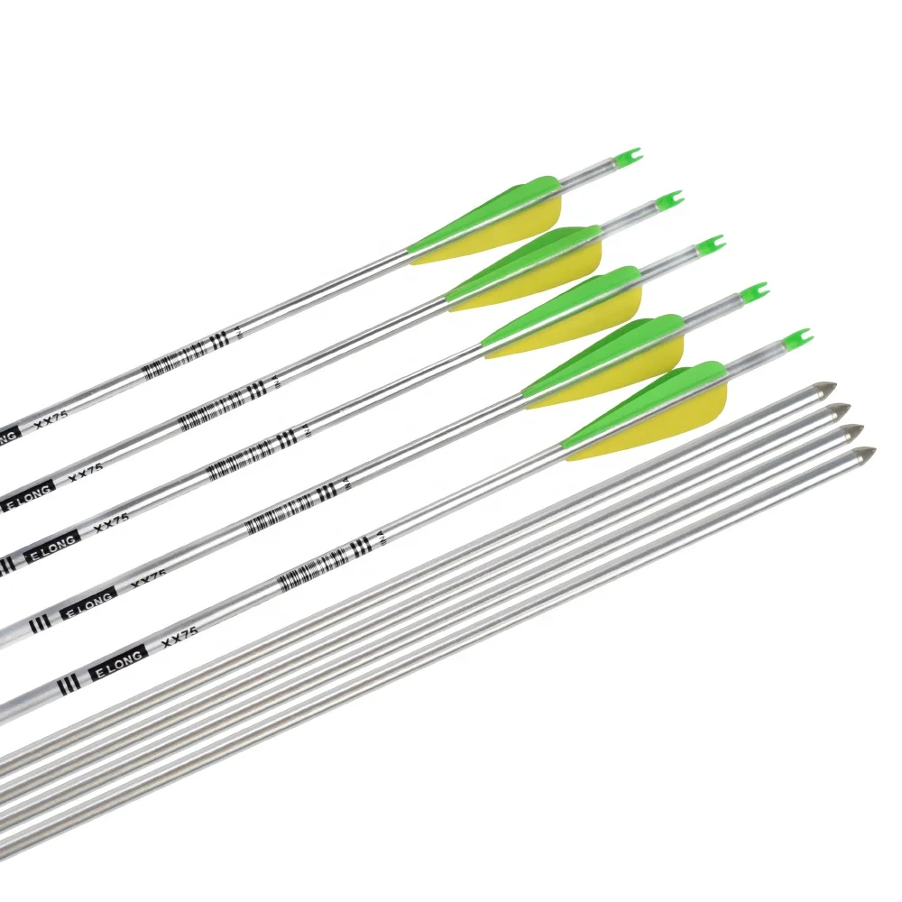 Wholesale Aluminium Arrow Shaft 7075-t6 Aluminium High Quality Archery Arrow For Hunting