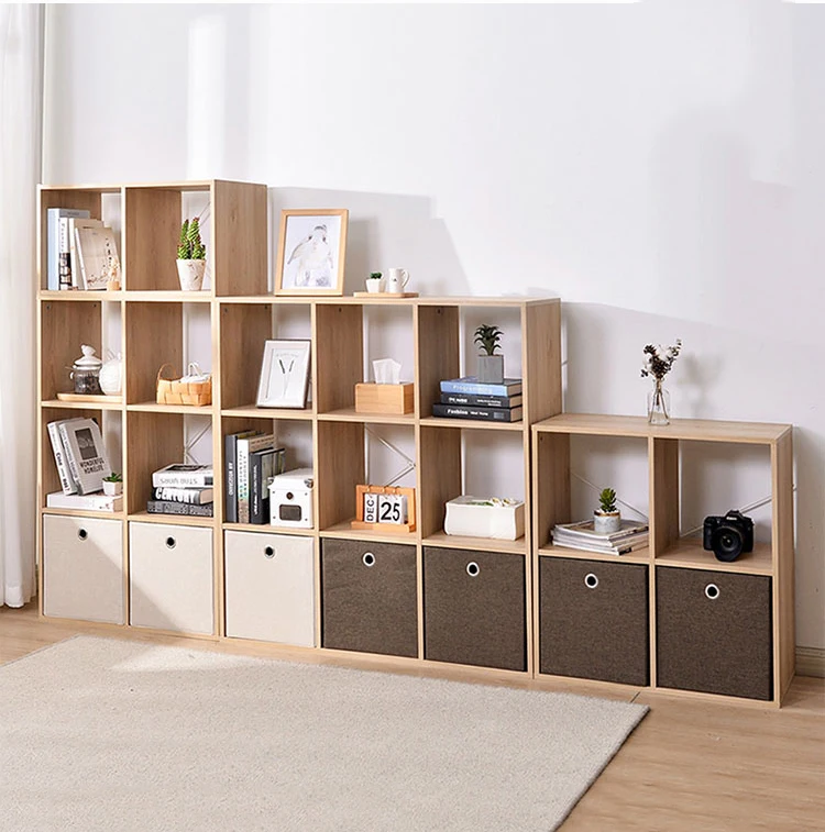 Home shelf of the home interior decoration of the family wood bookcase display shelf